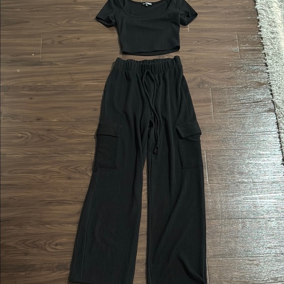 Fashion Nova Pants - Fashion Nova Wide Leg Pant Set